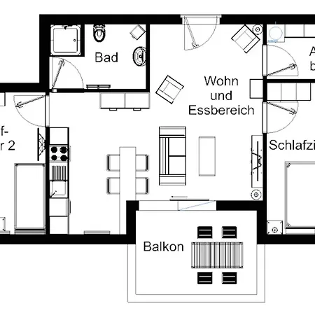 Appartamento Grashaus Groothusen